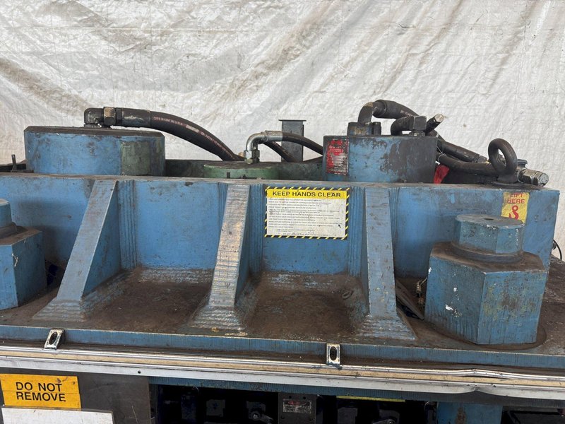 196 TON X 20” WIDTH X 1” FRANKLIN MODEL #B5196-20 AUTOMATIC FLANGE/PLATE LINE. STOCK # 0663625