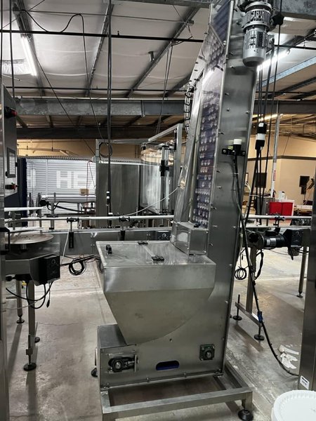 Norland International Complete line with (2) GlassPak66 Monoblock Systems (16oz and 25 Oz)  for Glass or Aluminum with Fluid Solutions 3 Head ROPP Capper, 2020: