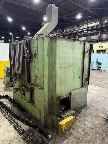 4 STATION X 20 HP -72&quot; X 40&quot; BRONCO SHOT BLAST ROTARY TABLE PART BLASTIN MACHINE: STOCK #23778