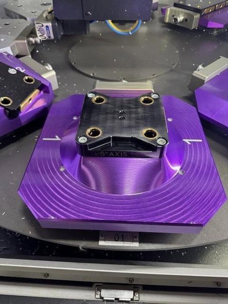 Doosan AWC 8 Station Pallet Changer, 2022 – 13 Total Pallets, 5 Custom Pallets, LOW Hours, Used With DVF 5000 Mill