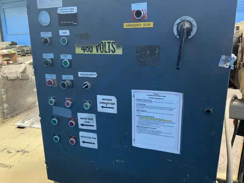 SHREDDING SYSTEMS, INC. 50 HP SHREDDER  -  1200E