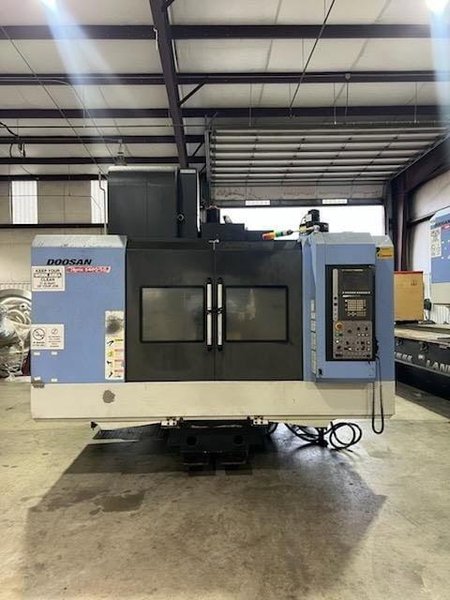 Doosan MYNX 5400/50 CNC Vertical Machining Center, 2012 — 40″ X 21″ X 20.8″ Travels, BT-50 Spindle, 24-Tool ATC