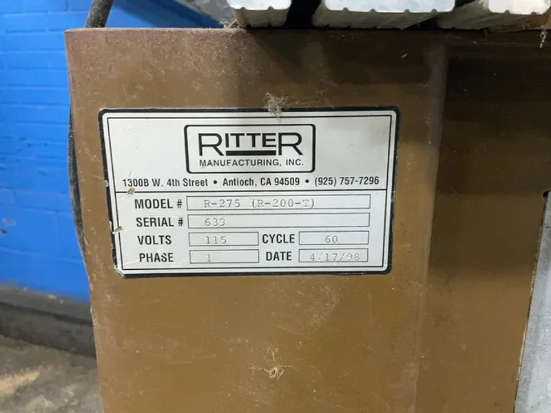 RITTER MANUFACTURING POCKETHOLE DRILL  -  R-275 (R-200-T)