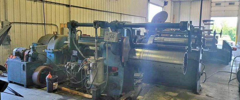 48" x 7.00" x 25,000# Wean Slitting Line STOCK#3216