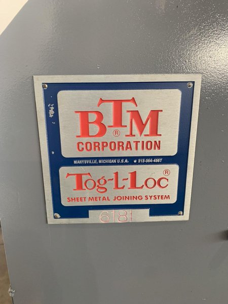 BTM TOG-L-LOC SHEET METAL JOINING SYSTEM. STOCK #0102423.