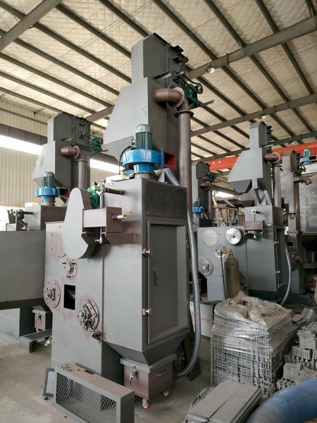 5 Cubic Foot Rubber Belt Tumble Blast System