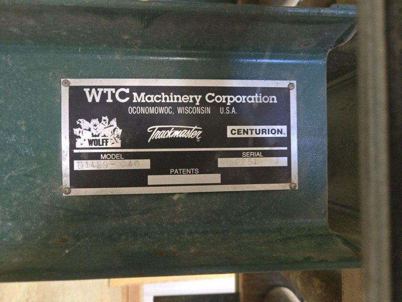 2001 BERCO PT250 TRACK PRESS WITH WTC ELECTRIC IMPACT WRENCH &amp; CONVEYOR: YOBRO #24374