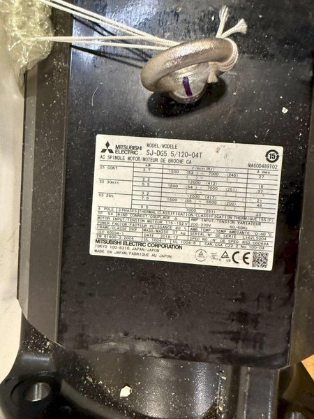 MITSUBISHI SJ-DG5.5/120-04T AC SPINDLE MOTOR USED