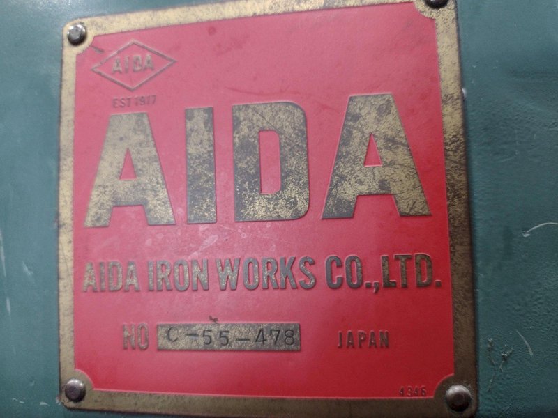 60 TON AIDA MODEL #PP-XGC-55SU (II) GAP STAMPING PUNCH PRESS, 6" STROKE: STOCK #19323