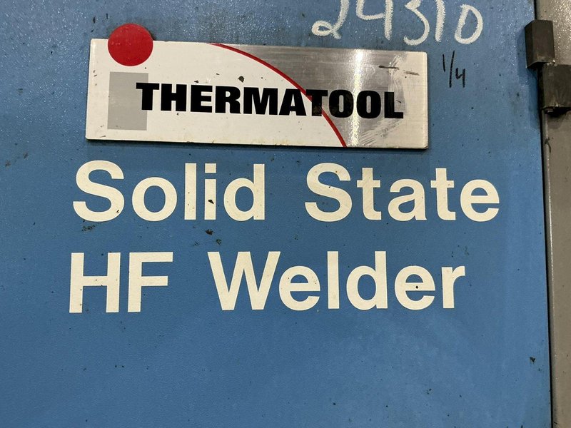 250 KW THERMATOOL MODEL #CF14-1506460 SOLID STATE HF WELDER SYSTEM, THERMAVIEW CONTROLS: YOBRO #24310