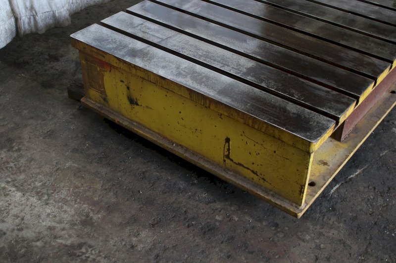 72&quot; X 42&quot; X 13&quot; T SLOTTED BOLSTER PLATE: STOCK #76526