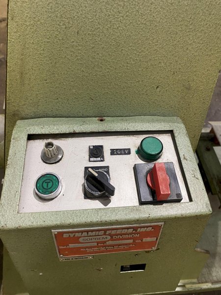 500 LBS DYNAMIC FEEDS MODEL #SOP500/20M/K MOTORIZED COIL REEL: STOCK #19421