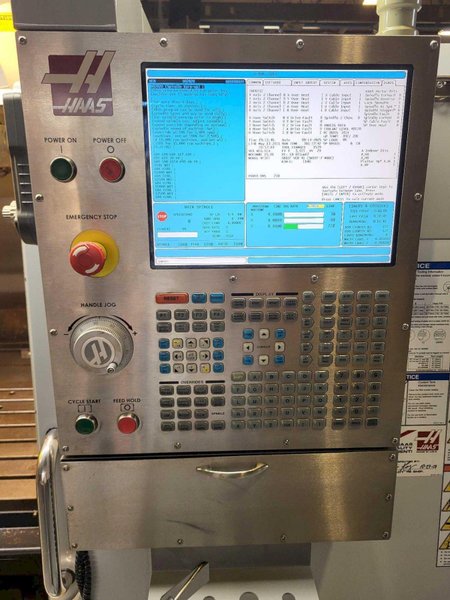 Haas VF-3BYT CNC VMC, 2009 – Chip Auger, Programmable Coolant Nozzle, High Intensity Lighting