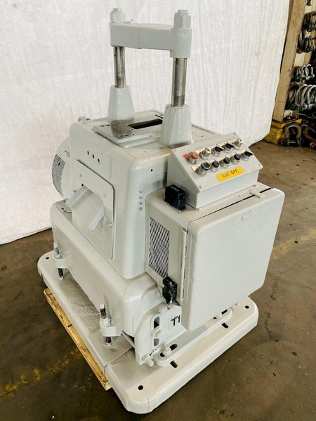 18 TON X 2" TISHKEN CO-6-HWA 2 POST CUT OFF PRESS. STOCK # 0203920