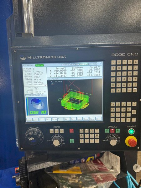 Milltronics Model VM5025XP Linear Way Vertical Machining Center, New 2021.
