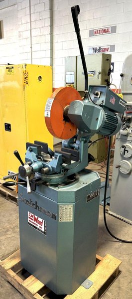 14" Scotchman Cold Saw CP0 350LT, Miter, 4-7/8" Tube, 2" Solids,  2 HP, Reconditioned