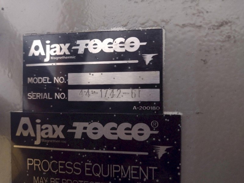 250 KW AJAX TOCCO &quot;PACER&quot; INDUCTION HARDENING SCANNER SYSTEM WITH MAGNESCAN QS CONTROLS: STOCK #16063