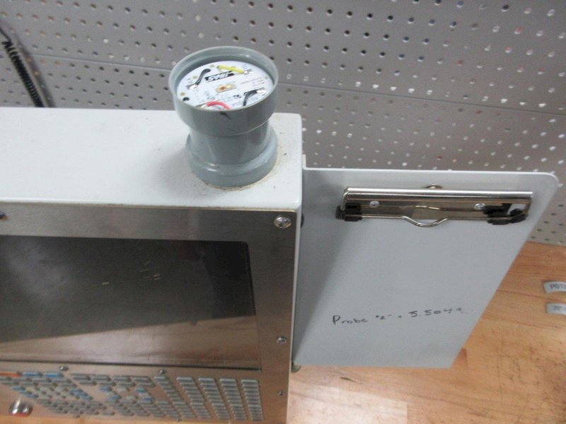 Used Haas 32-6027 FRONT PANEL ASSY MILL STORAGE CABINET W/ LCD DISPLAY