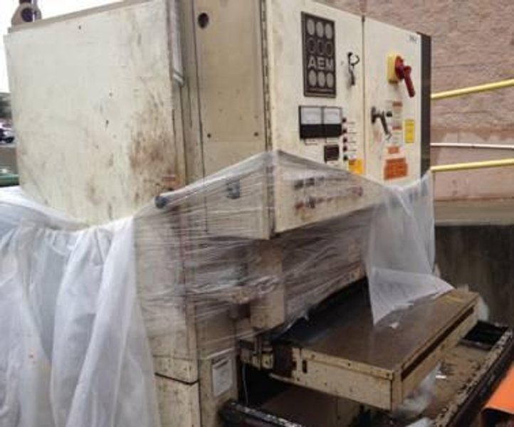 36" AEM BELT GRINDER AND DEBURRING MACHINE: STOCK #70463