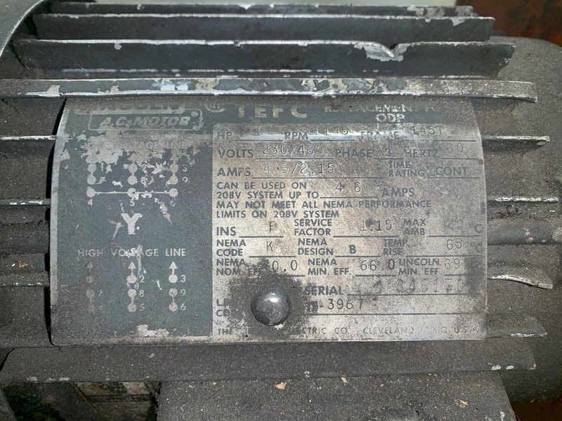 2&quot; X 10&#039; LEMONT MODEL 54557M DOUBLE END TUBE DE-DIMPLER: STOCK #11894