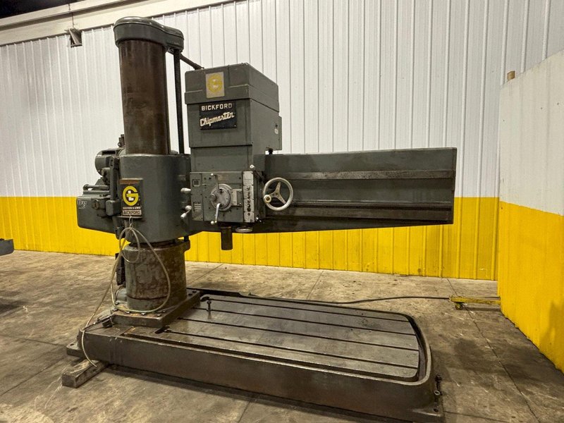7' x 15" GIDDINGS &amp; LEWIS MODEL #962 G&amp;L RADIAL DRILL: YOBRO #24530