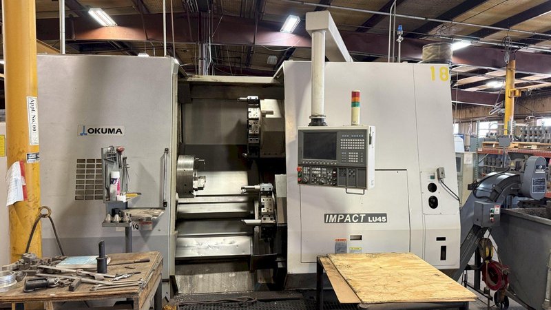 2007 Okuma Impact LU45 4 Axis CNC Lathe