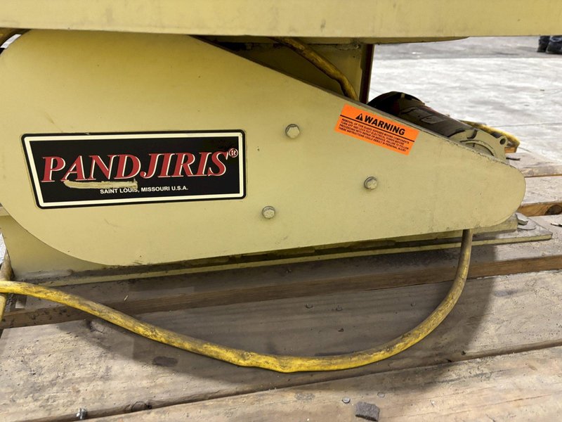 12,000 LBS X 48" PANDJIRIS MODEL MT-120-4.5 POWERED ROTARY TABLE WELDING POSITIONER, 115V: STOCK #22644