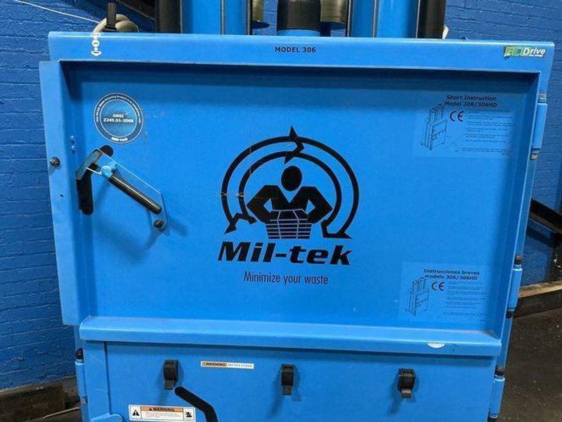 MIL-TEK 35” X 28” X 54” BALER  -  BP 306