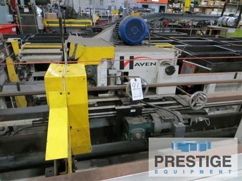 Haven #960 Wire Brush Double End Tube De-Burring Machine,