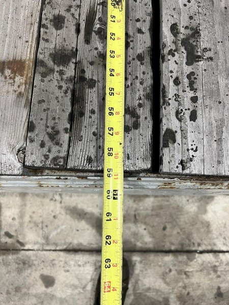 20 TON X 60" X 120" RAIL MOUNTED HEAVY DUTY TRANSFER CART: STOCK #14599