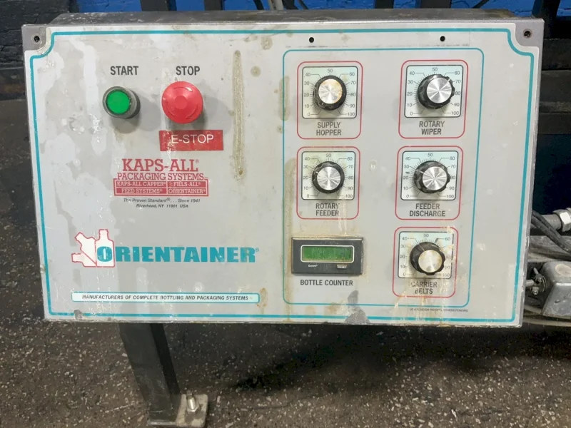 KAPS-ALL PACKAGING SYSTEMS ORIENTAINER BOTTLE UNSCRAMBLER  -  AU-6C