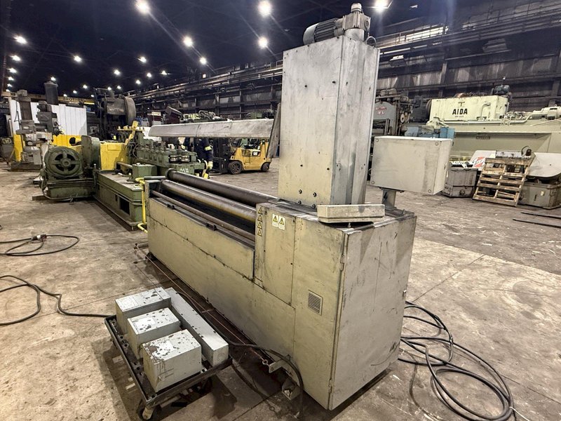 80" X .137" TITAN MODEL #8268-2035 PROGRAMMABLE HYDRAULIC PLATE ROLL, NEW 2008: YOBRO #24735