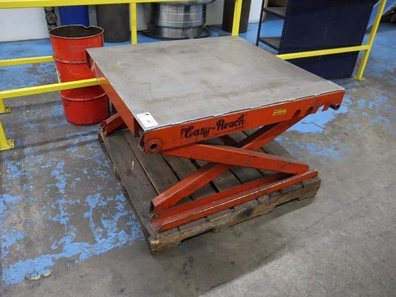 Easy Reach Scissor Table, Adjustable Height, 4,000 Lb Capacity, 40" x 42" Surface- Auction Item