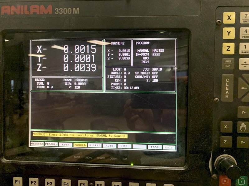 FRYER Model VB60 CNC Vertical Bed Milling Machine, S/N 60043.