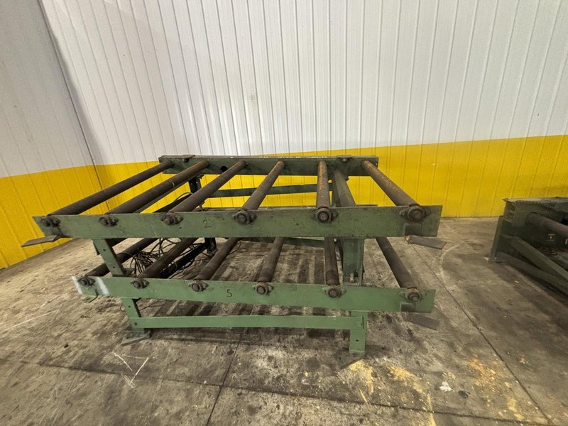 100&#039; X 54&quot; WIDE PEDDINGHAUS POWERED ROLLER CONVEYOR: STOCK #23102