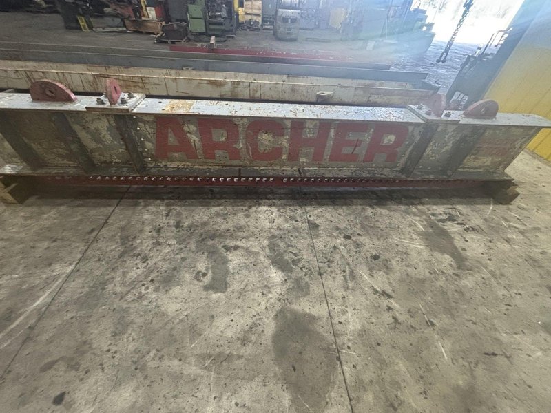 55 TON X 17’ LONG ARCHER STEEL SPREADER BAR / LIFTING BEAM: STOCK #22975