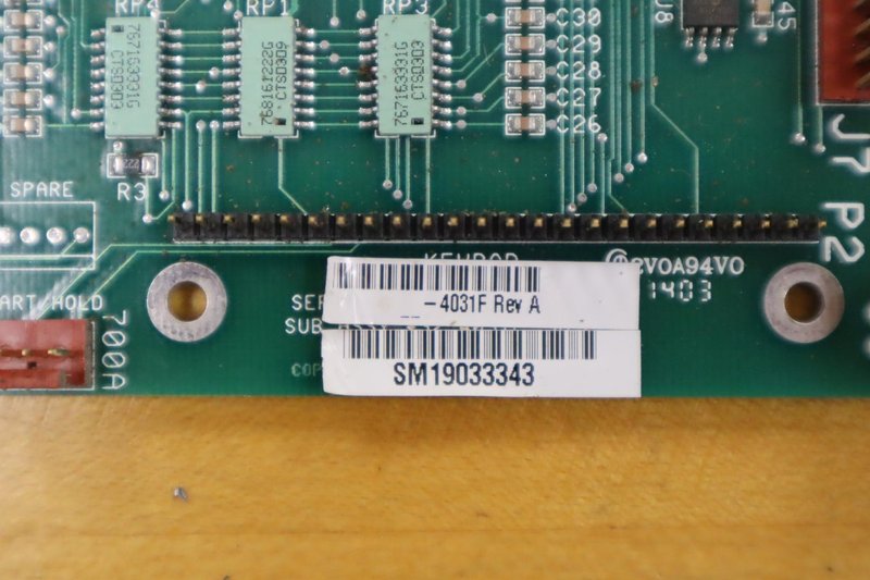 Used Haas 32-4031F Serial Keyboard PCB Interface