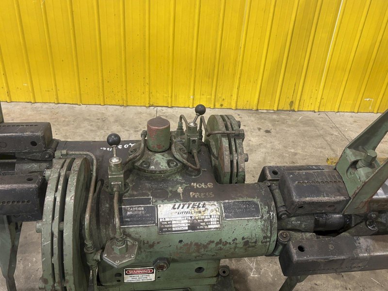 3,000 LBS X 12&quot; LITTELL MODEL #20-12 DOUBLE END PULL OFF UNCOILER COIL REEL: STOCK #23705