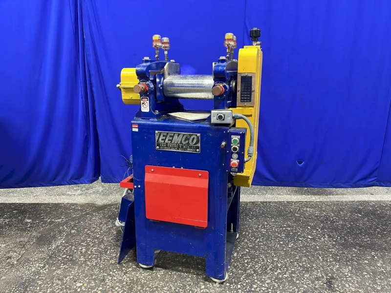 EEMCO 7.5 HP, TWO 6”X13” ROLLS TWO ROLL RUBBER LABORATORY MILL