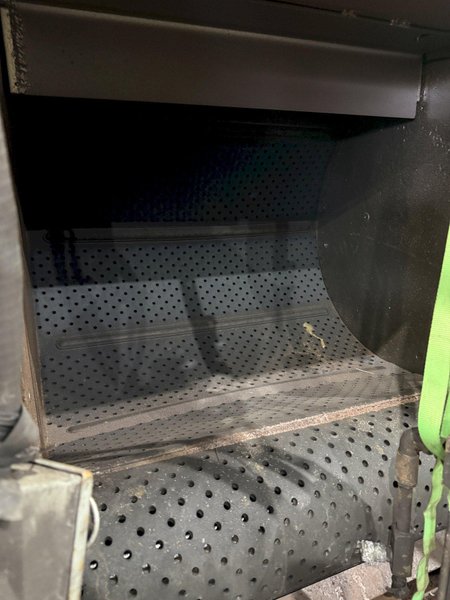 6 CU FT WHEELABRATOR MODEL #WTB-6.0 RUBBER BELT TUMBLE TYPE SHOT BLAST MACHINE: YOBRO #24278