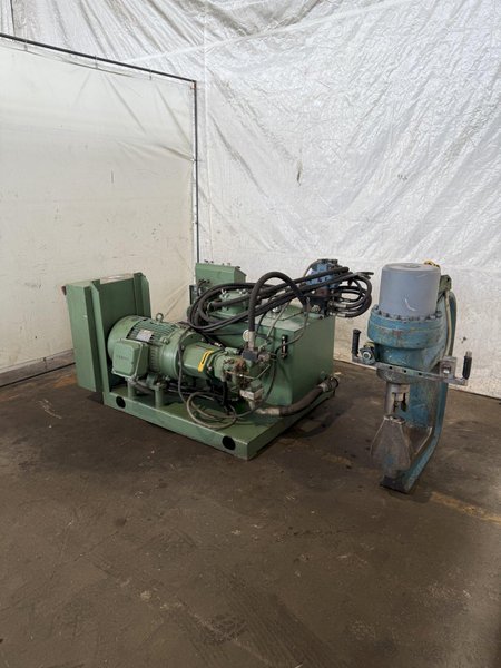 150 TON FRANKLIN MANUFACTURING C FRAME HYDRAULIC WEB PUNCH. STOCK # 0666125