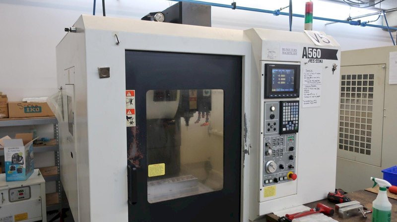 Ares-Seiki Model A560 CNC High Speed Drill/Tap Production Machining Center,  10,000 RPM, Rigid Tap, 20 ATC, 25x16 Table, 5HP, New 2006