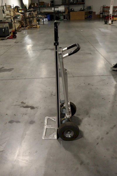 Strongway 2 Wheel Dolly, Vertical/Angled Convertible with Pneumatic Tires- Auction Item