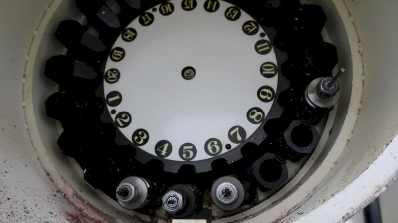 Ares-Seiki Model A560 CNC High Speed Drill/Tap Production Machining Center,  10,000 RPM, Rigid Tap, 20 ATC, 25x16 Table, 5HP, New 2006