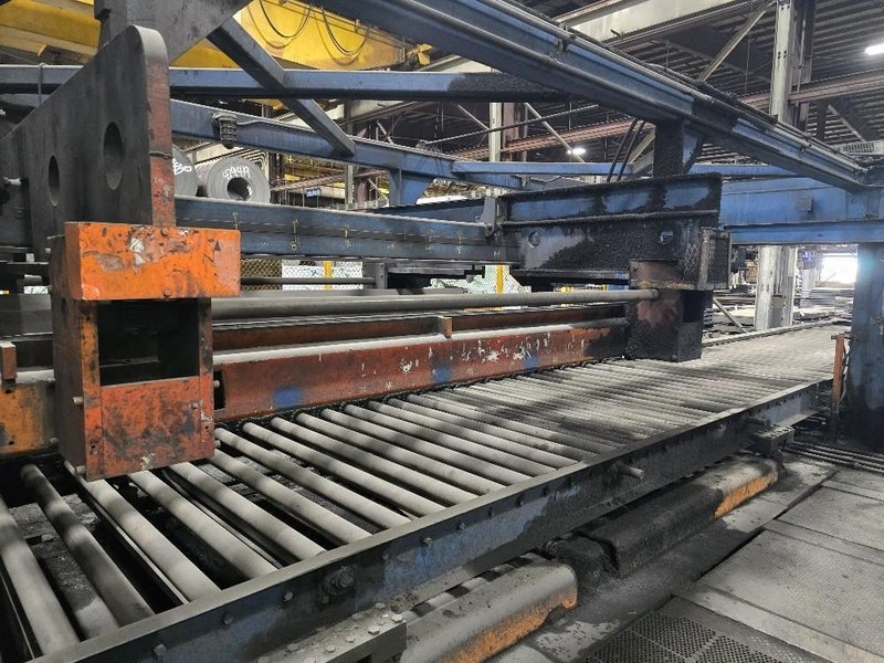 72" x .250" x 80,000# BRADBURY CUT TO LENGTH LINE