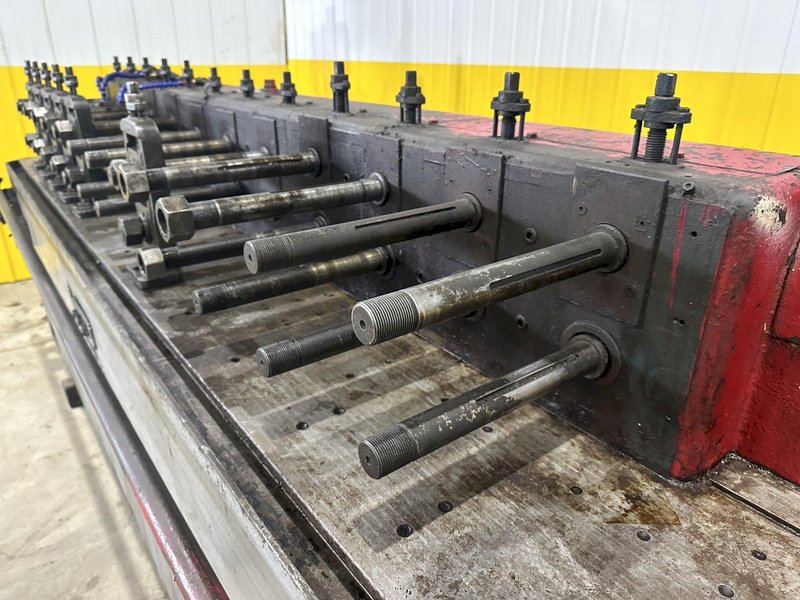 12 STAND X 1.375&quot; TISHKEN MODEL #12-MLW1-3/8 ROLLFORMER 8&quot; ROLL SPACE: STOCK #20529