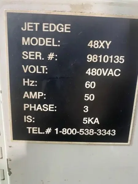 1998 JET EDGE 48XY | Waterjet Cutters