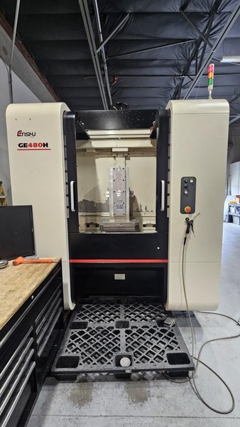 Enshu GE480H HMC, 2019 – TSC, Renishaw Probe, Full 4th Axis