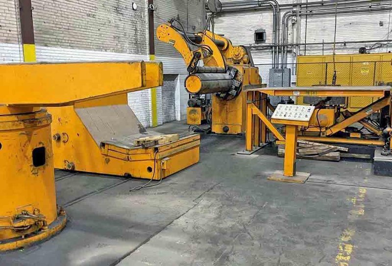72&quot; x 8.00&quot; x 60,000# Cincinnati Slitting Line STOCK #2947
