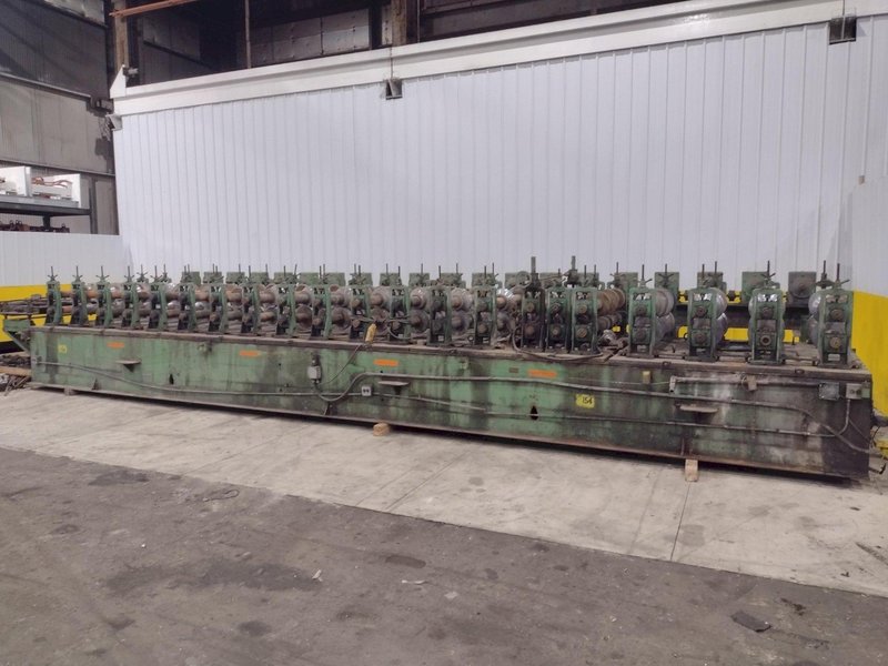 20 STAND X 3&quot; X 48&quot; ASC RAFTED ROLLFORMER, TOOLED FOR 36&quot; STANDING SEAM ROOF PANEL: STOCK #14214